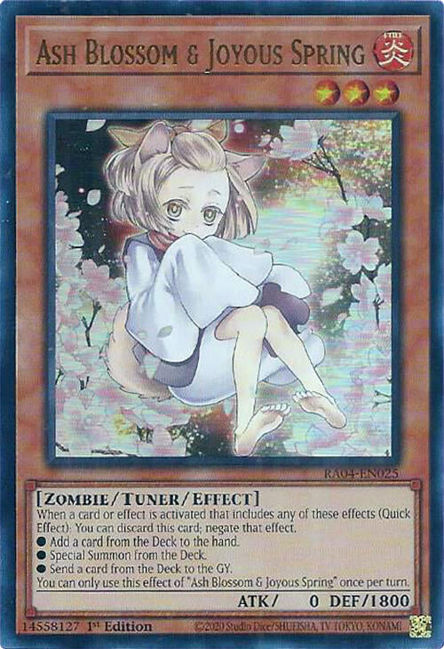 Ash Blossom & Joyous Spring (Alternate Art) [RA04-EN025] Ultra Rare | Exor Games Summserside