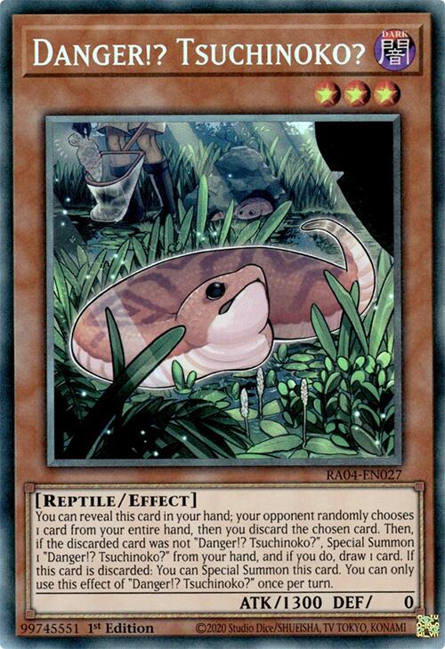 Danger!? Tsuchinoko? [RA04-EN027] Prismatic Collector's Rare | Exor Games Summserside
