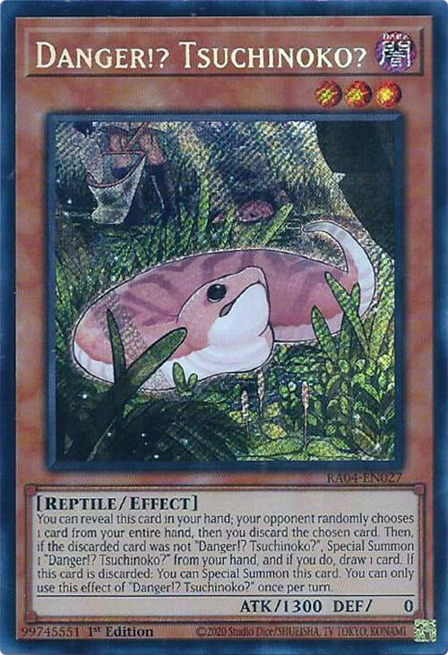 Danger!? Tsuchinoko? [RA04-EN027] Secret Rare | Exor Games Summserside