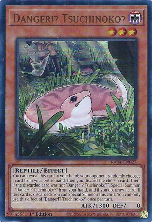 Danger!? Tsuchinoko? [RA04-EN027] Ultra Rare | Exor Games Summserside