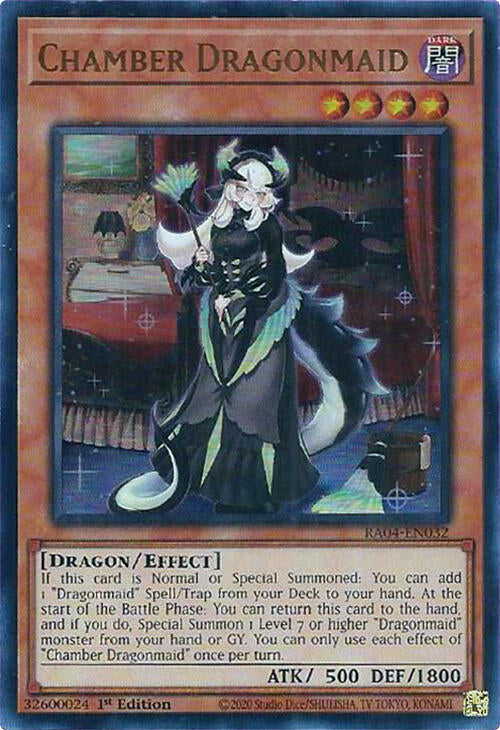 Chamber Dragonmaid [RA04-EN032] Ultra Rare | Exor Games Summserside