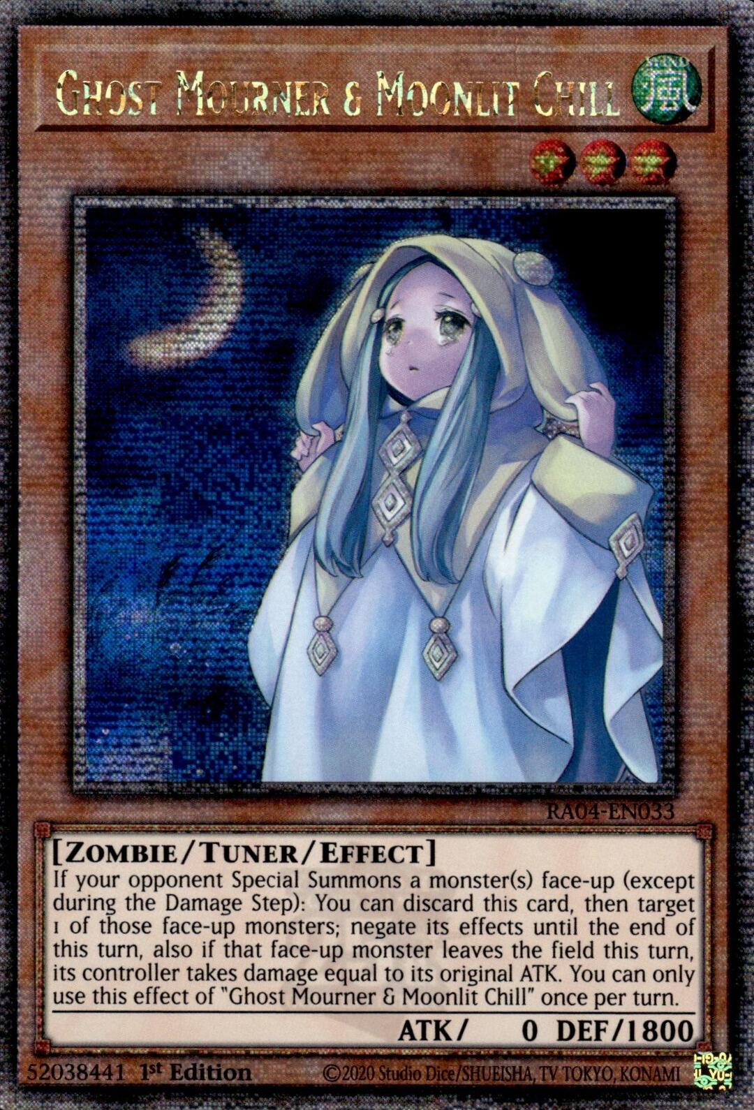 Ghost Mourner & Moonlit Chill [RA04-EN033] Quarter Century Secret Rare | Exor Games Summserside