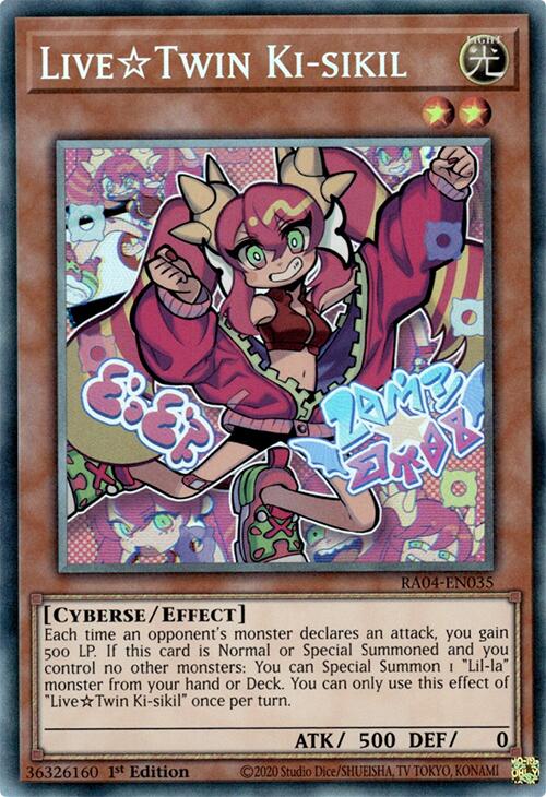 LiveTwin Ki-sikil [RA04-EN035] Prismatic Collector's Rare | Exor Games Summserside