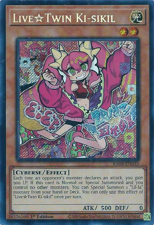 LiveTwin Ki-sikil [RA04-EN035] Secret Rare | Exor Games Summserside