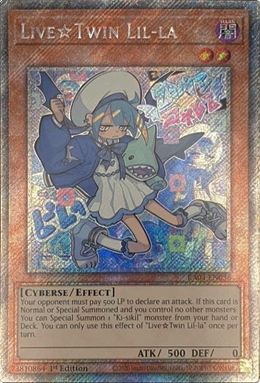 LiveTwin Lil-la [RA04-EN036] Platinum Secret Rare | Exor Games Summserside