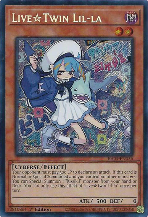 LiveTwin Lil-la [RA04-EN036] Secret Rare | Exor Games Summserside