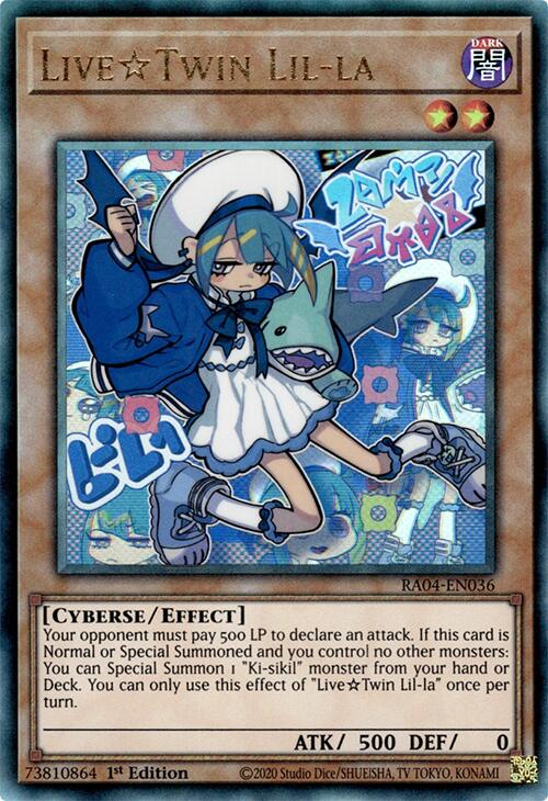 LiveTwin Lil-la [RA04-EN036] Prismatic Ultimate Rare | Exor Games Summserside