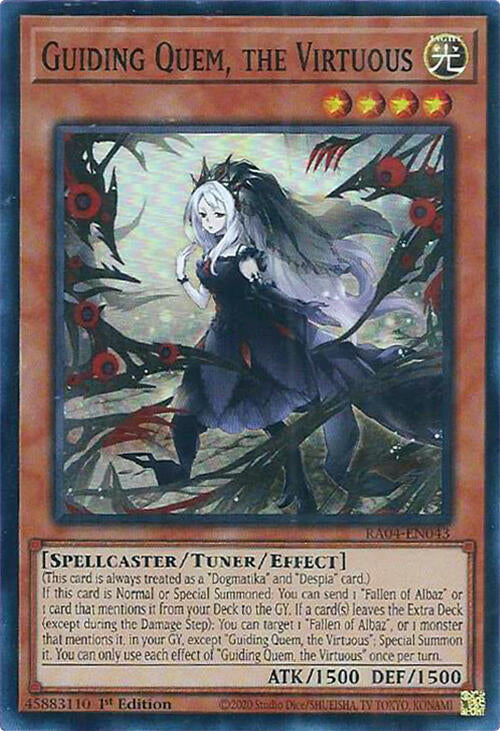 Guiding Quem, the Virtuous [RA04-EN043] Super Rare | Exor Games Summserside
