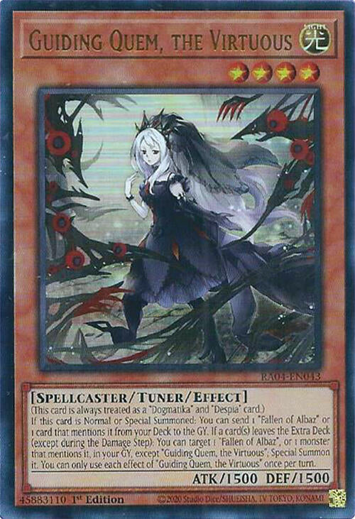 Guiding Quem, the Virtuous [RA04-EN043] Ultra Rare | Exor Games Summserside