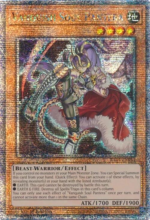 Vanquish Soul Pantera [RA04-EN044] Quarter Century Secret Rare | Exor Games Summserside