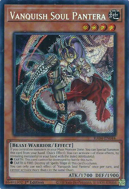 Vanquish Soul Pantera [RA04-EN044] Secret Rare | Exor Games Summserside