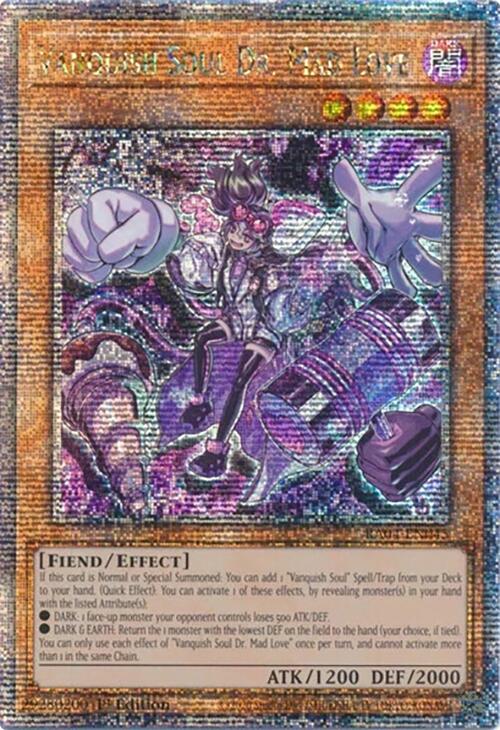 Vanquish Soul Dr. Mad Love [RA04-EN045] Quarter Century Secret Rare | Exor Games Summserside