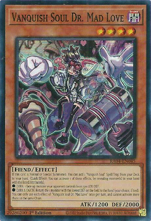 Vanquish Soul Dr. Mad Love [RA04-EN045] Super Rare | Exor Games Summserside