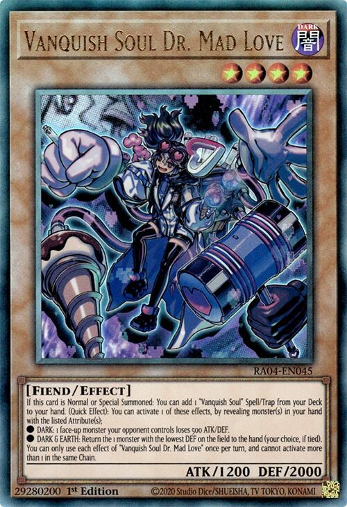 Vanquish Soul Dr. Mad Love [RA04-EN045] Prismatic Ultimate Rare | Exor Games Summserside