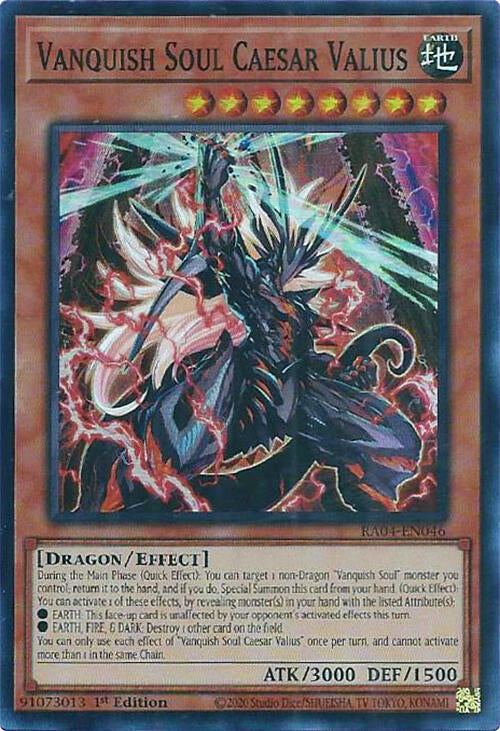 Vanquish Soul Caesar Valius [RA04-EN046] Super Rare | Exor Games Summserside