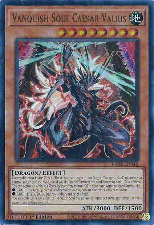 Vanquish Soul Caesar Valius [RA04-EN046] Ultra Rare | Exor Games Summserside