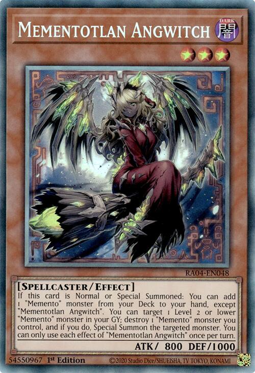 Mementotlan Angwitch [RA04-EN048] Prismatic Collector's Rare | Exor Games Summserside
