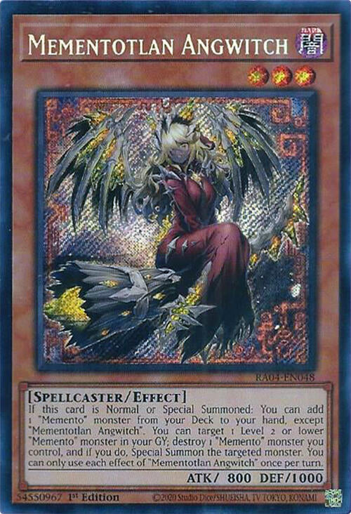 Mementotlan Angwitch [RA04-EN048] Secret Rare | Exor Games Summserside