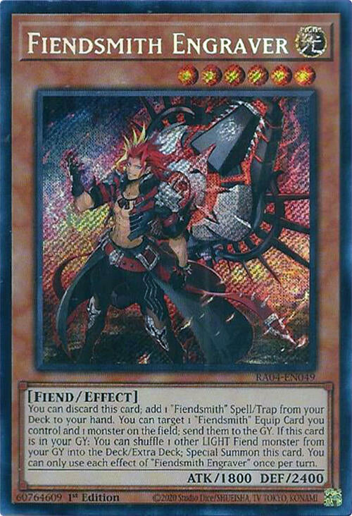 Fiendsmith Engraver [RA04-EN049] Secret Rare | Exor Games Summserside