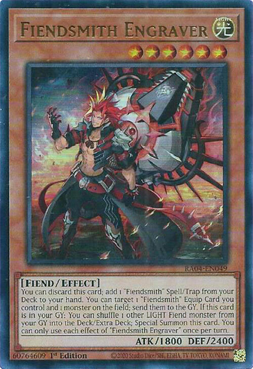 Fiendsmith Engraver [RA04-EN049] Ultra Rare | Exor Games Summserside