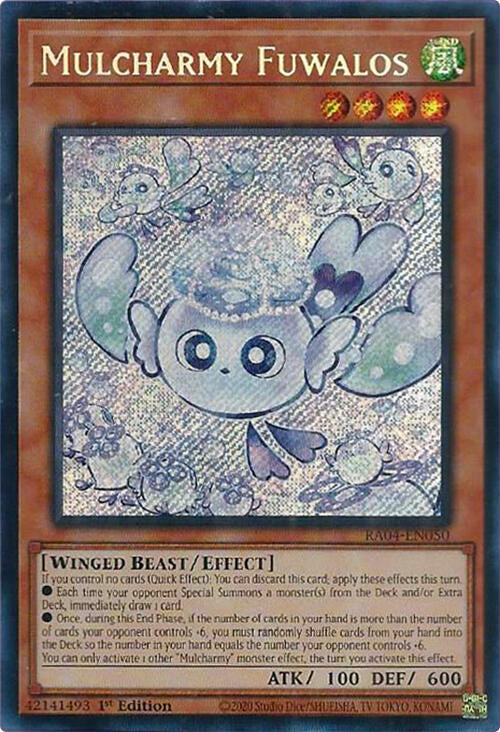 Mulcharmy Fuwalos [RA04-EN050] Secret Rare | Exor Games Summserside