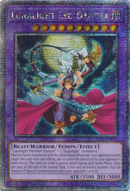 Lunalight Leo Dancer [RA04-EN053] Quarter Century Secret Rare | Exor Games Summserside