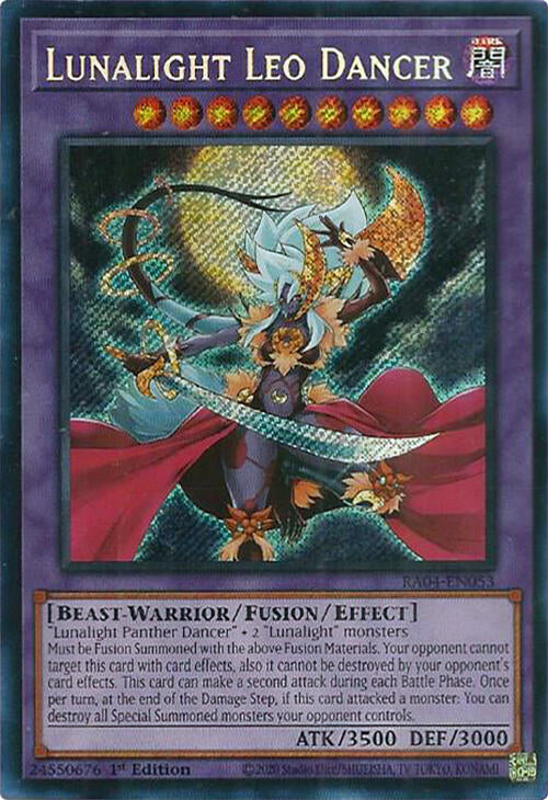 Lunalight Leo Dancer [RA04-EN053] Secret Rare | Exor Games Summserside