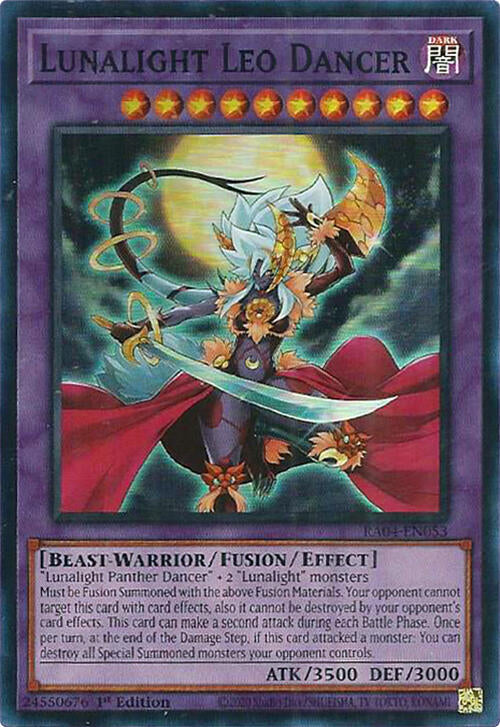 Lunalight Leo Dancer [RA04-EN053] Super Rare | Exor Games Summserside