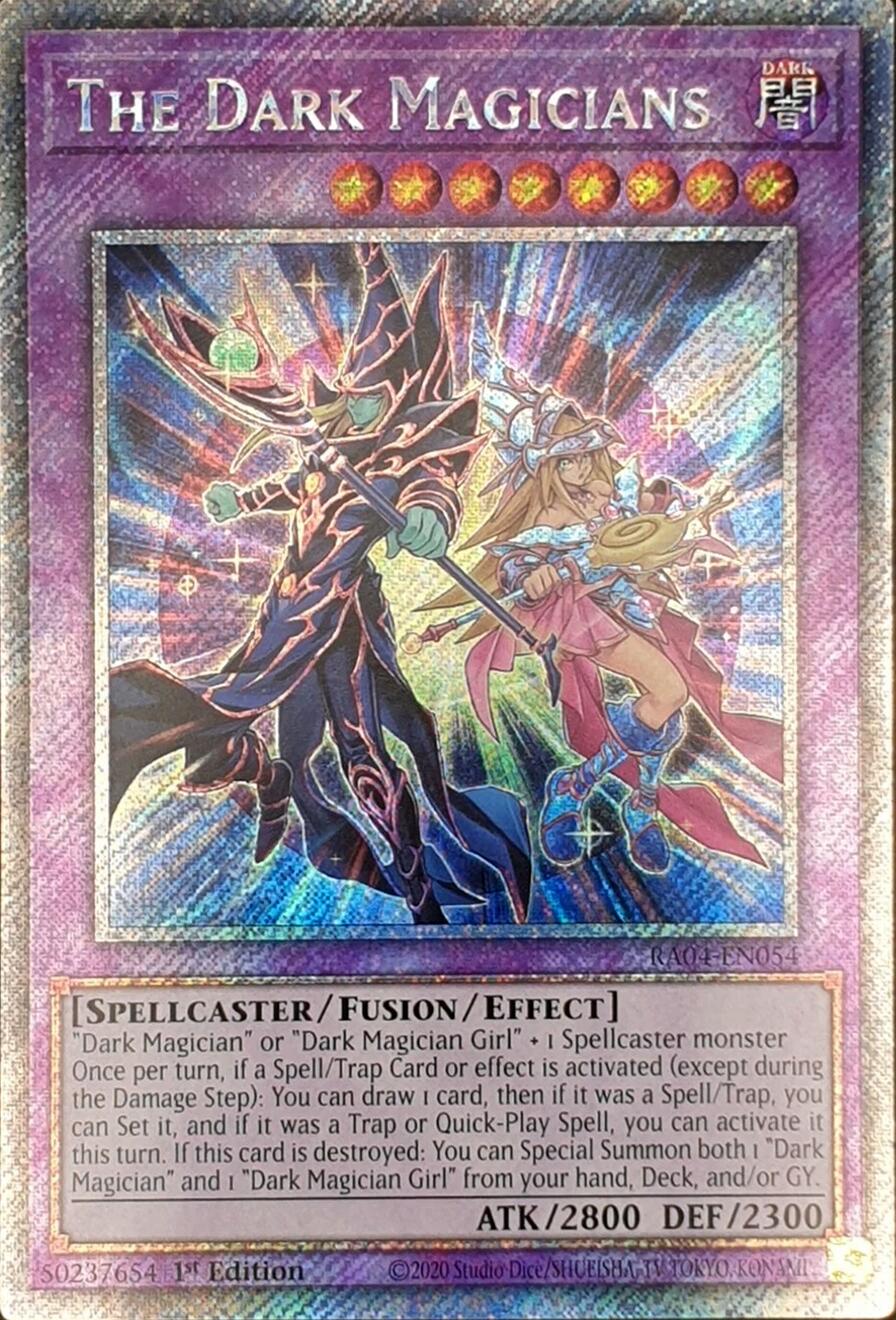 The Dark Magicians [RA04-EN054] Platinum Secret Rare | Exor Games Summserside
