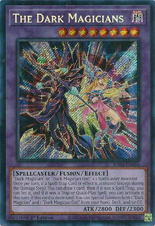 The Dark Magicians [RA04-EN054] Secret Rare | Exor Games Summserside