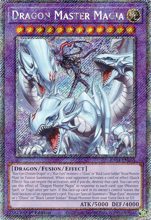 Dragon Master Magia [RA04-EN055] Platinum Secret Rare | Exor Games Summserside