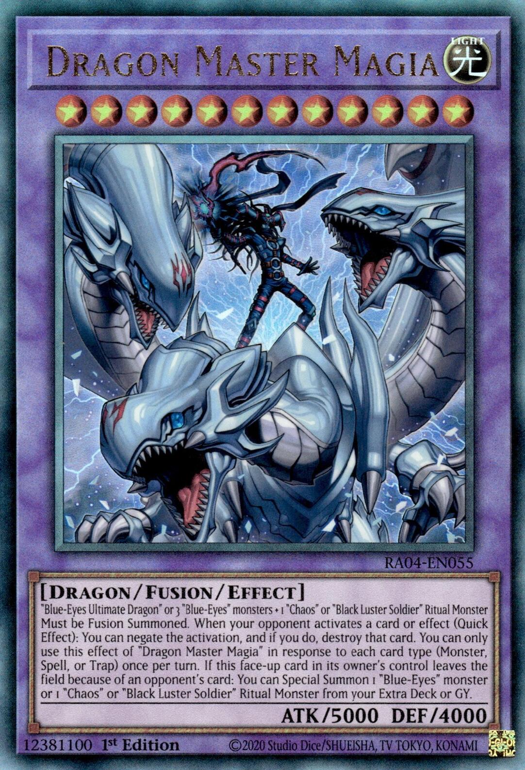 Dragon Master Magia [RA04-EN055] Prismatic Ultimate Rare | Exor Games Summserside