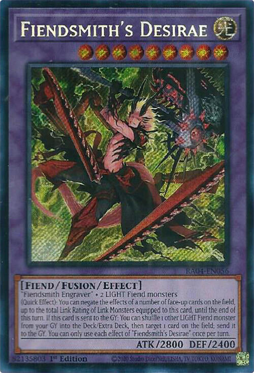 Fiendsmith's Desirae [RA04-EN056] Secret Rare | Exor Games Summserside