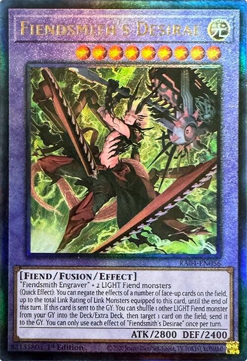 Fiendsmith's Desirae [RA04-EN056] Prismatic Ultimate Rare | Exor Games Summserside
