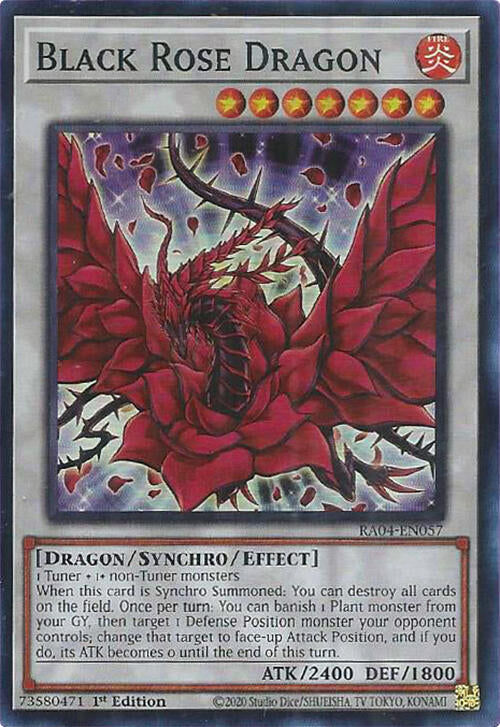 Black Rose Dragon [RA04-EN057] Super Rare | Exor Games Summserside