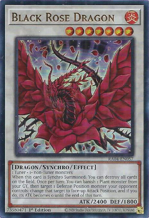 Black Rose Dragon [RA04-EN057] Ultra Rare | Exor Games Summserside