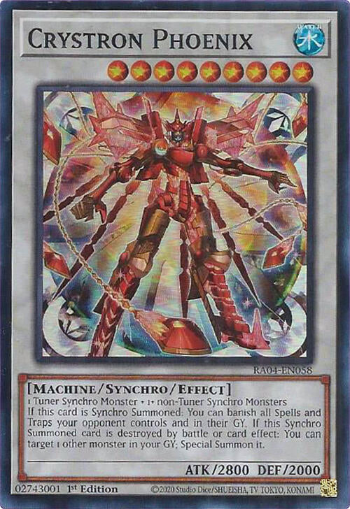 Crystron Phoenix [RA04-EN058] Super Rare | Exor Games Summserside