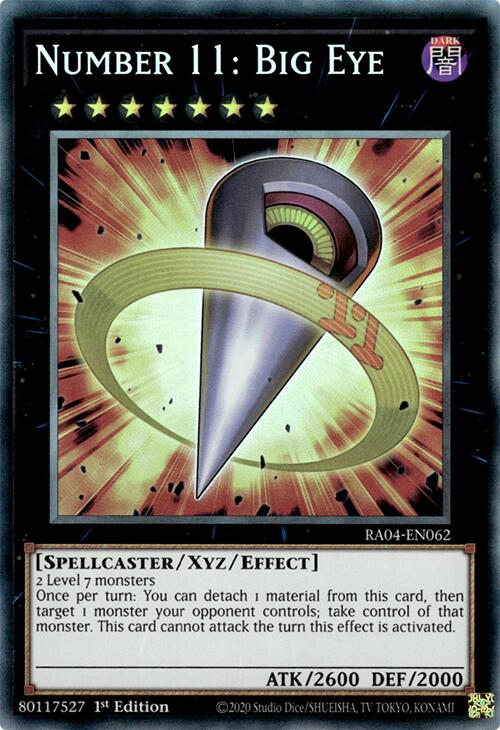 Number 11: Big Eye [RA04-EN062] Prismatic Collector's Rare | Exor Games Summserside