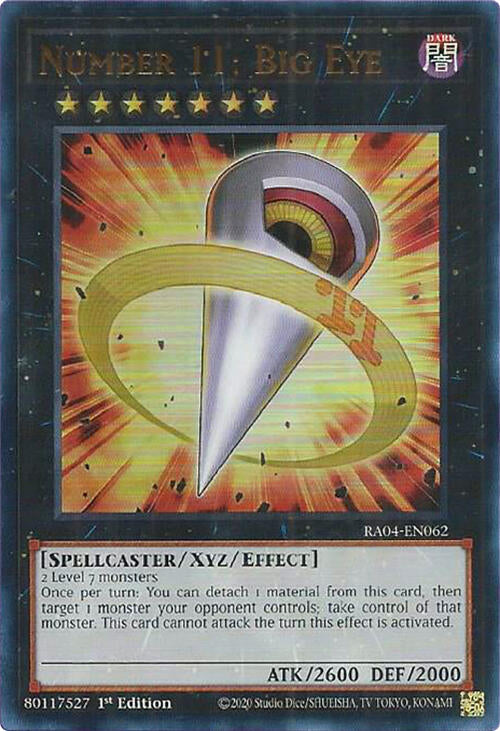 Number 11: Big Eye [RA04-EN062] Ultra Rare | Exor Games Summserside