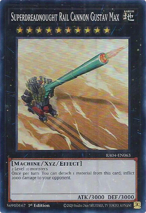 Superdreadnought Rail Cannon Gustav Max [RA04-EN063] Super Rare | Exor Games Summserside