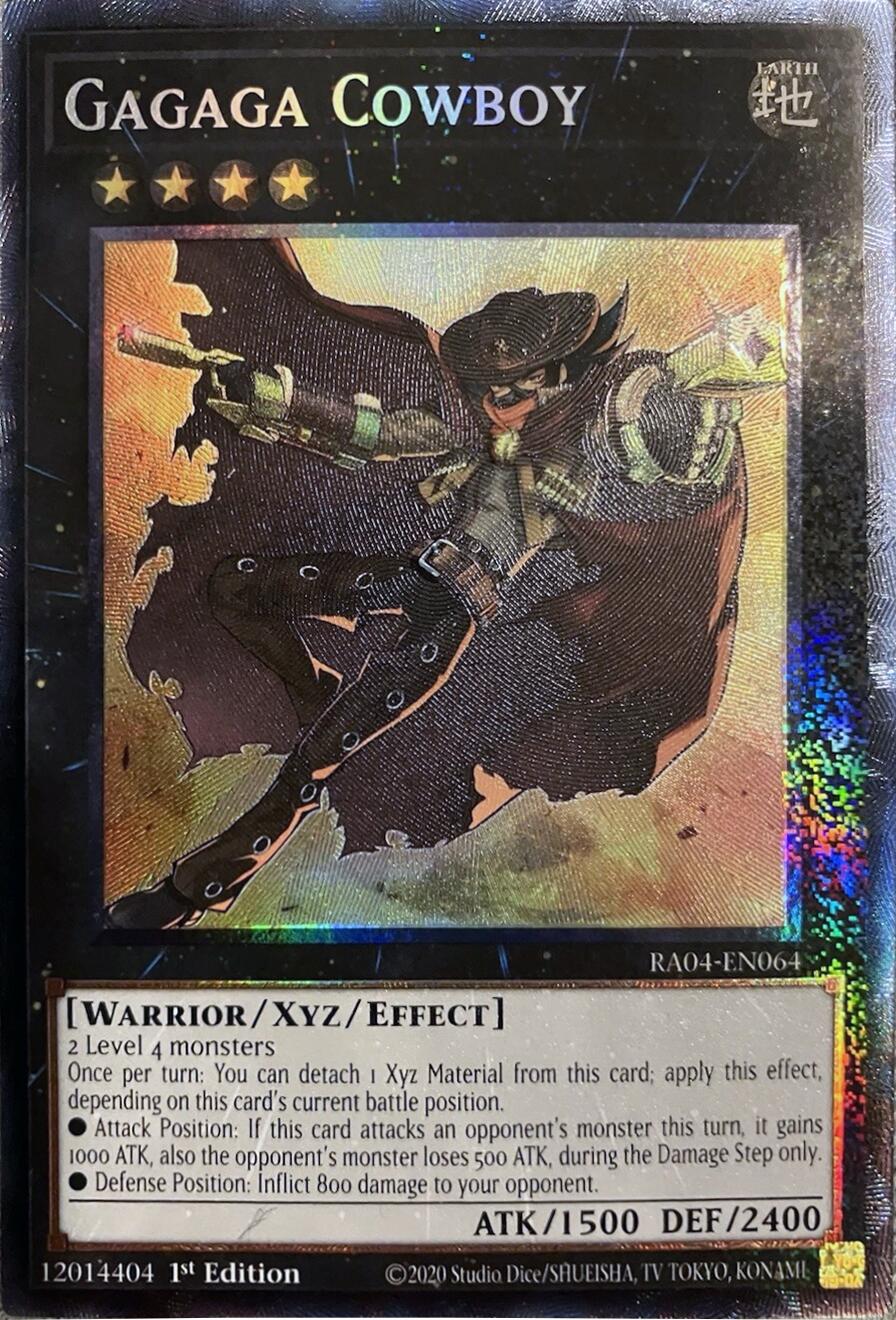 Gagaga Cowboy [RA04-EN064] Prismatic Collector's Rare | Exor Games Summserside