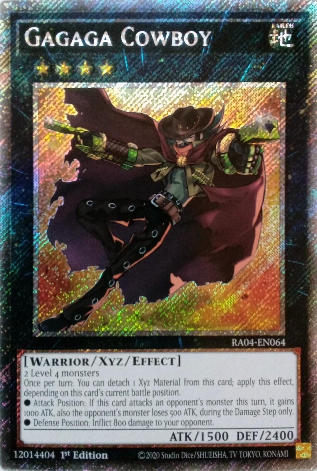 Gagaga Cowboy [RA04-EN064] Platinum Secret Rare | Exor Games Summserside
