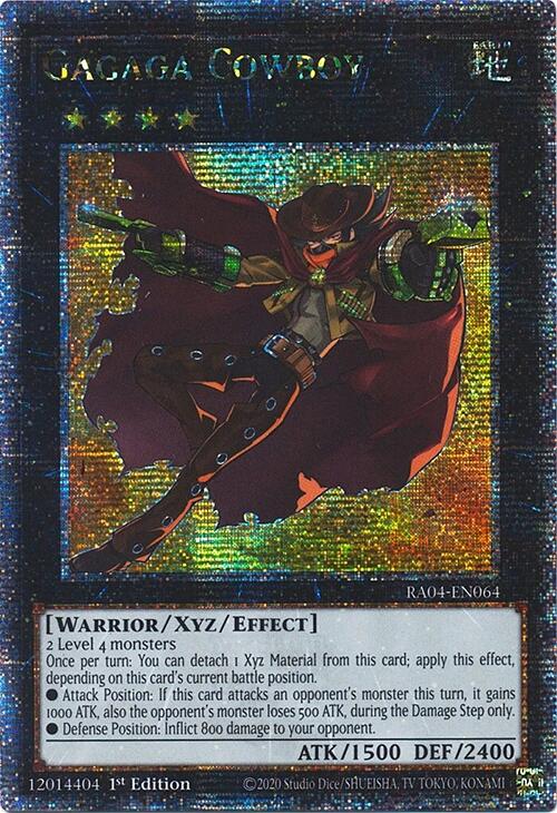 Gagaga Cowboy [RA04-EN064] Quarter Century Secret Rare | Exor Games Summserside