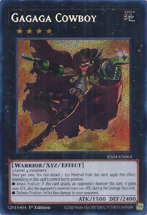 Gagaga Cowboy [RA04-EN064] Secret Rare | Exor Games Summserside