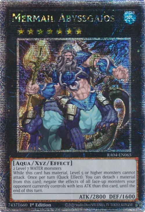 Mermail Abyssgaios [RA04-EN065] Quarter Century Secret Rare | Exor Games Summserside