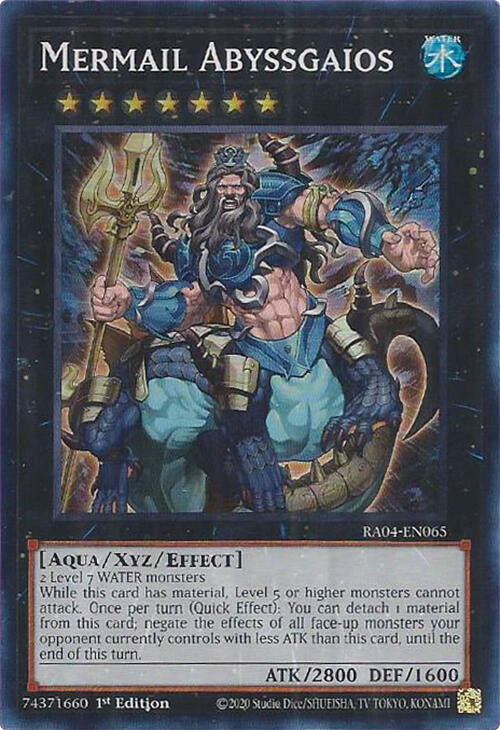 Mermail Abyssgaios [RA04-EN065] Super Rare | Exor Games Summserside