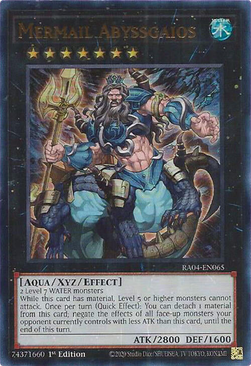 Mermail Abyssgaios [RA04-EN065] Ultra Rare | Exor Games Summserside