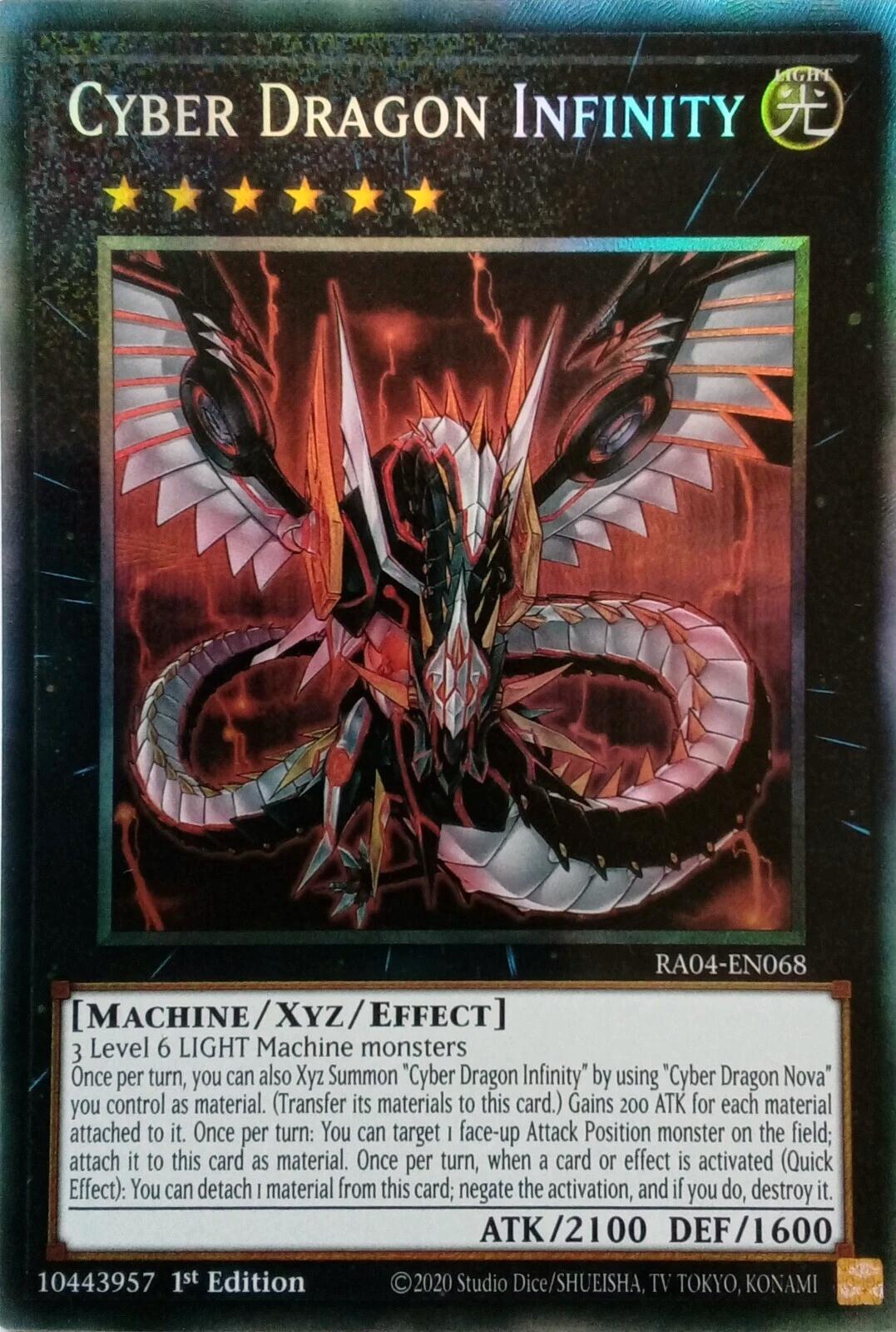 Cyber Dragon Infinity [RA04-EN068] Prismatic Collector's Rare | Exor Games Summserside