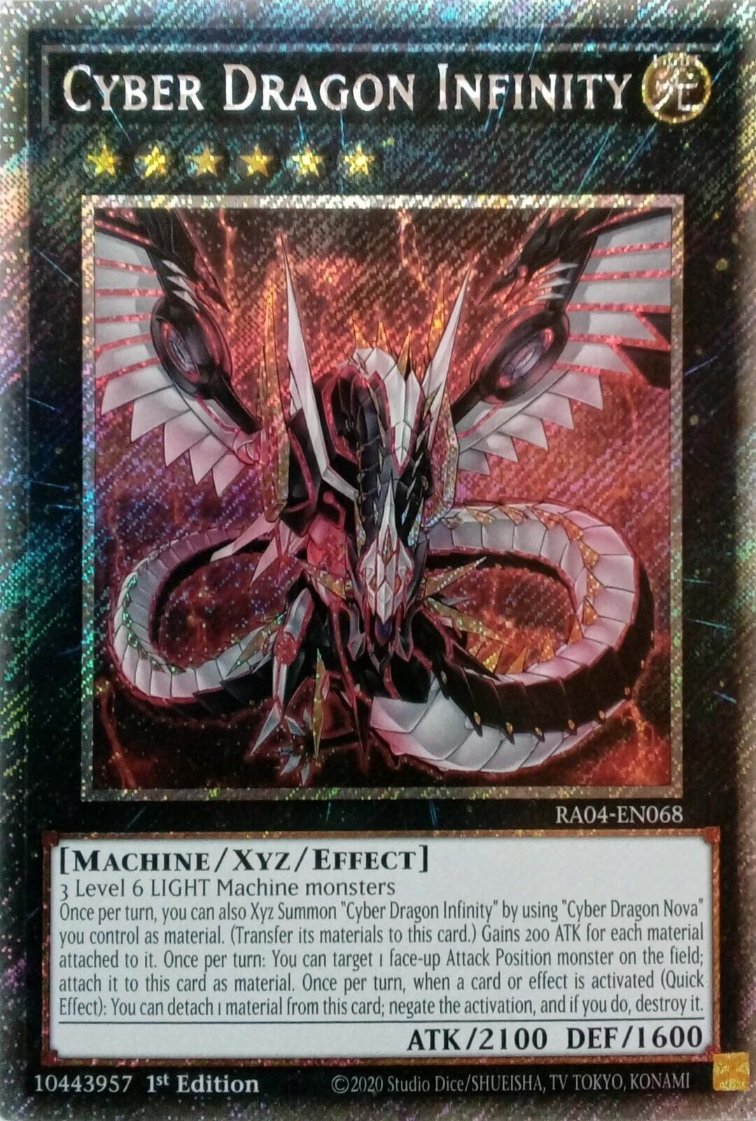 Cyber Dragon Infinity [RA04-EN068] Platinum Secret Rare | Exor Games Summserside