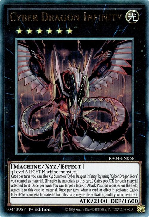 Cyber Dragon Infinity [RA04-EN068] Prismatic Ultimate Rare | Exor Games Summserside